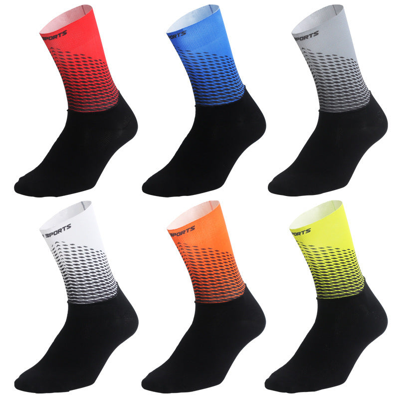 DH Cycling Socks - Breathable & Durable Mid-Calf Sports Socks