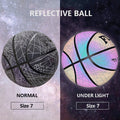 Reflective Light Up Basketball - Size 7 & Size 5