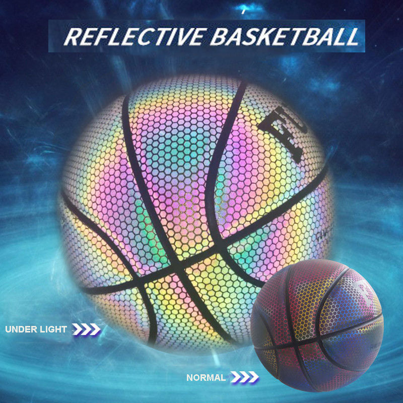 Reflective Light Up Basketball - Size 7 & Size 5