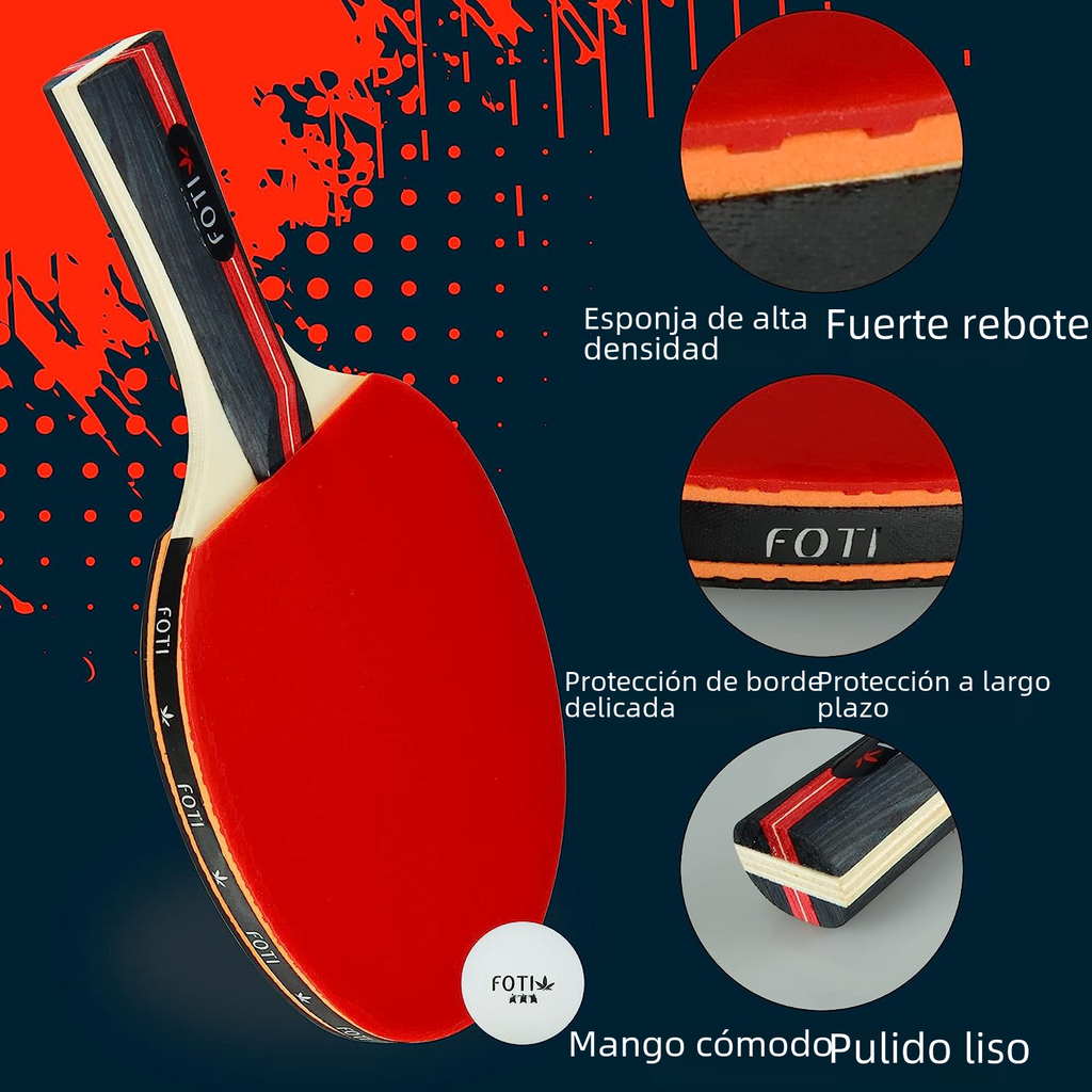 Table Tennis Racket and Ball Set with Optional Net
